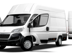 Peugeot Boxer Van L4H3 HQ Interior 2023 3D Model
