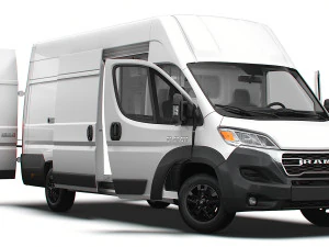 RAM Promaster Van L4H3 HQ Interior 2023 Modelo 3D
