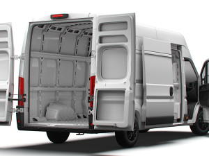 RAM Promaster Van L4H3 HQ Interior 2023 3D 模型