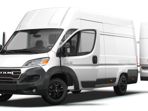 RAM Promaster Van L4H3 HQ Interior 2023 3D 模型