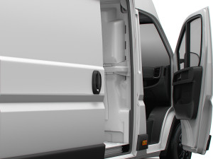RAM Promaster Van L4H3 HQ Interior 2023 3D 模型