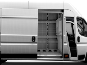 RAM Promaster Van L4H3 HQ Interior 2023 3D 模型