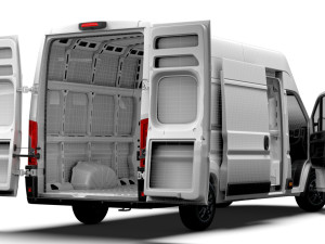 RAM Promaster Van L4H3 HQ Interior 2023 3D 模型