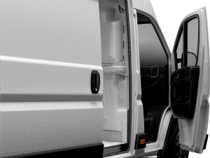 RAM Promaster Van L4H3 HQ Interior 2023 3D 模型