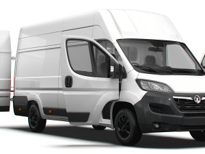 Vauxhall Movano Van L4H3 HQ Interior 2023 3D Model