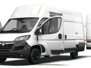 Vauxhall Movano Van L4H3 HQ Interior 2023 Modello 3D
