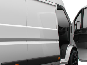 Vauxhall Movano Van L4H3 HQ Interior 2023 Modello 3D