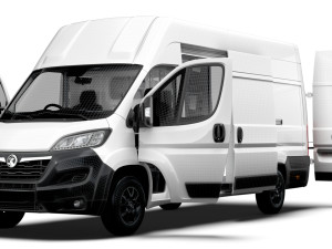 Vauxhall Movano Van L4H3 HQ Interior 2023 Modello 3D