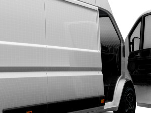 Vauxhall Movano Van L4H3 HQ Interior 2023 Modello 3D