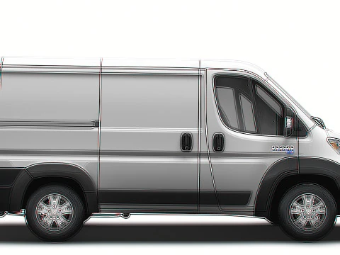 Ram ProMaster EV Cargo Van L1H1 2024 3D Model
