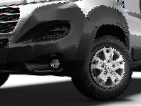 Ram ProMaster EV Cargo Van L1H1 2024 3D Model
