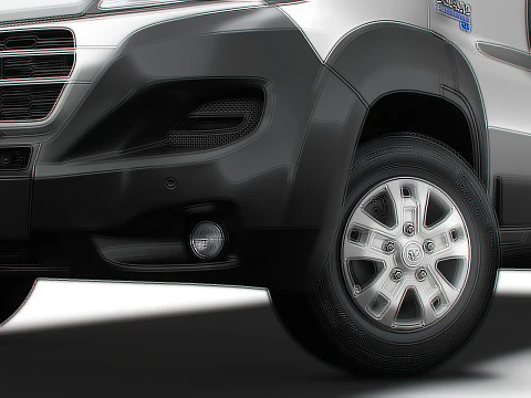Ram ProMaster EV Cargo Van L1H1 2024 3D Model