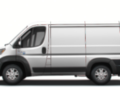 Ram ProMaster EV Cargo Van L1H1 2024 3D Model