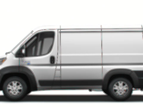 Ram ProMaster EV Cargo Van L1H1 2024 3D Model