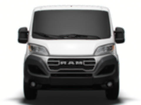 Ram ProMaster EV Cargo Van L1H1 2024 3D Model