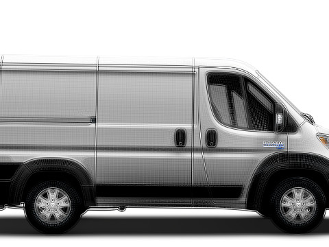 Ram ProMaster EV Cargo Van L1H1 2024 3D Model