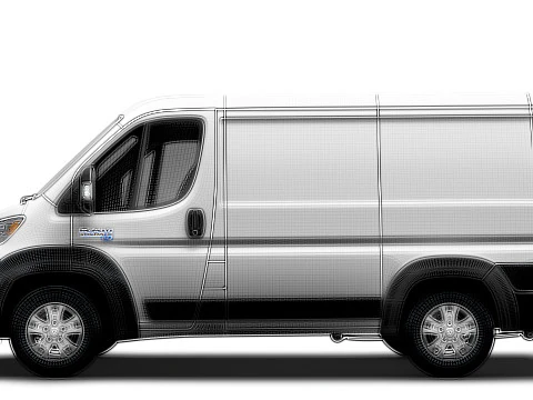 Ram ProMaster EV Cargo Van L1H1 2024 3D Model