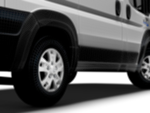 Ram ProMaster EV Cargo Van L1H1 2024 3D Model