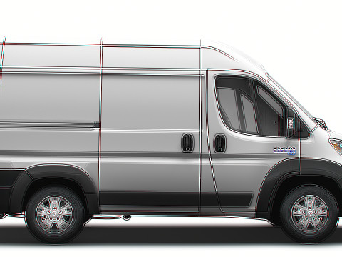 Ram ProMaster EV Cargo Van L1H2 2024 3D 模型