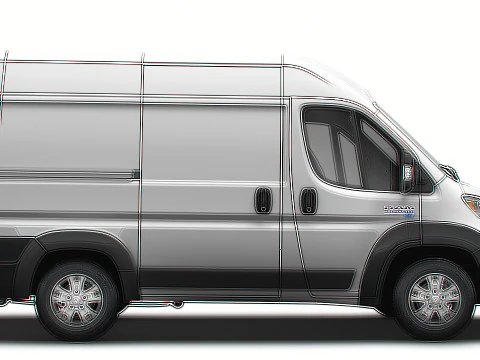 Ram ProMaster EV Cargo Van L1H2 2024 3D Model