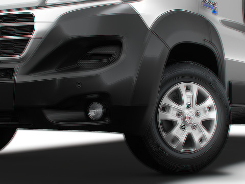 Ram ProMaster EV Cargo Van L1H2 2024 3D 模型