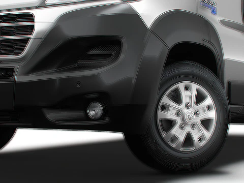 Ram ProMaster EV Cargo Van L1H2 2024 3D Model