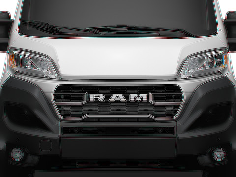 Ram ProMaster EV Cargo Van L1H2 2024 3D 模型