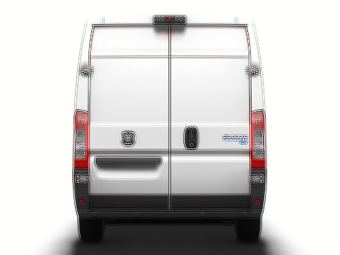 Ram ProMaster EV Cargo Van L1H2 2024 3D 模型