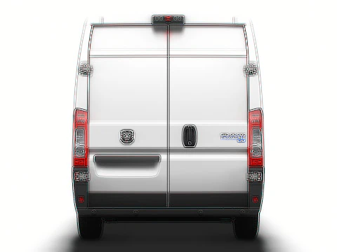Ram ProMaster EV Cargo Van L1H2 2024 3D Model