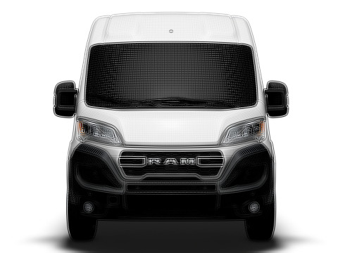 Ram ProMaster EV Cargo Van L1H2 2024 3D 模型