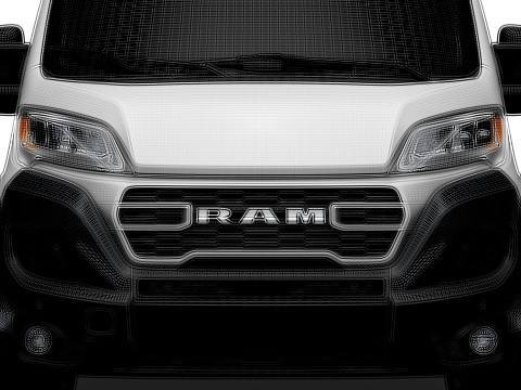 Ram ProMaster EV Cargo Van L1H2 2024 3D 模型