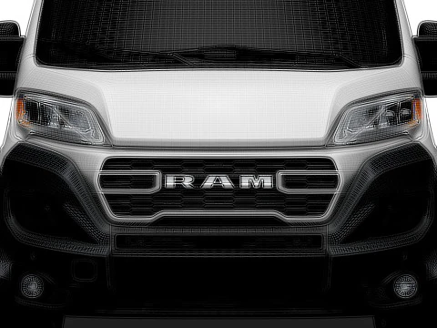 Ram ProMaster EV Cargo Van L1H2 2024 3D Model