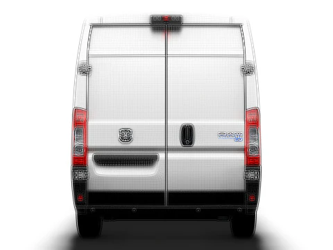 Ram ProMaster EV Cargo Van L1H2 2024 3D Model