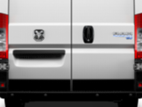 Ram ProMaster EV Cargo Van L1H2 2024 3D 模型