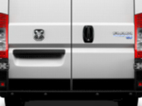 Ram ProMaster EV Cargo Van L1H2 2024 3D Model