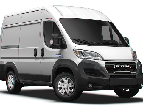 Ram ProMaster EV Cargo Van L1H2 2024 3D-Modell