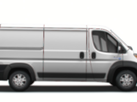 Ram ProMaster EV Cargo Van L2H1 2024 3D-Modell