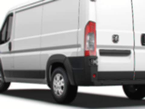 Ram ProMaster EV Cargo Van L2H1 2024 3D Model