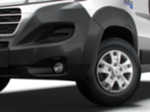 Ram ProMaster EV Cargo Van L2H1 2024 3D-Modell