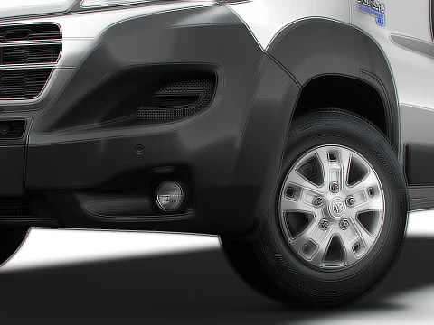 Ram ProMaster EV Cargo Van L2H1 2024 3D Model