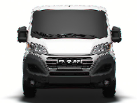 Ram ProMaster EV Cargo Van L2H1 2024 3D-Modell