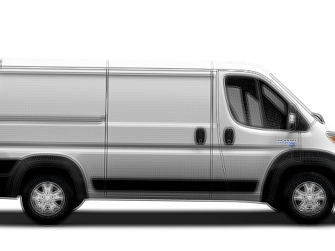 Ram ProMaster EV Cargo Van L2H1 2024 3D-Modell