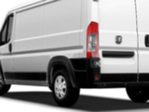 Ram ProMaster EV Cargo Van L2H1 2024 3D Model