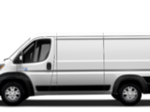 Ram ProMaster EV Cargo Van L2H1 2024 3D-Modell