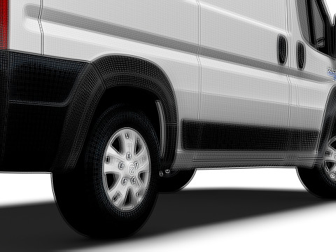 Ram ProMaster EV Cargo Van L2H1 2024 3D-Modell