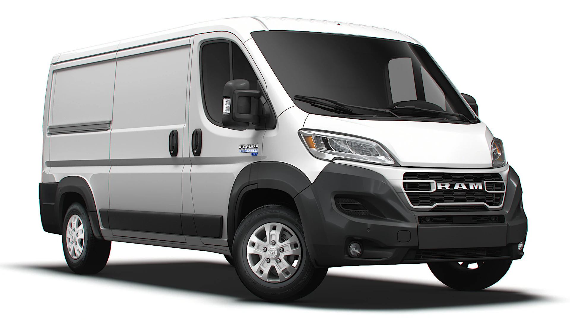 Ram ProMaster EV Cargo Van L2H1 2024 3D Model .c4d .max .obj .3ds .fbx .stl .blend 