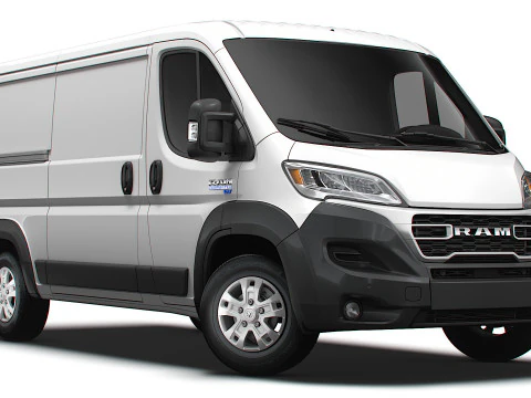 Ram ProMaster EV Kargo Van L2H1 2024 Model 3D
