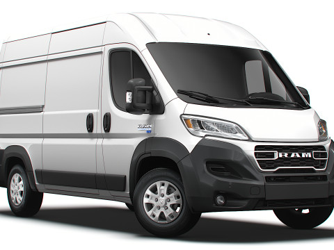 Ram ProMaster EV Cargo Van L2H2 2024 3D Model
