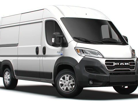 Furgone da carico Ram ProMaster EV L2H2 2024 Modello 3D