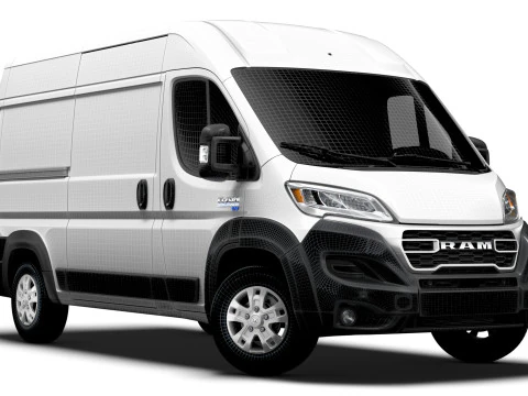 Ram ProMaster EV Cargo Van L2H2 2024 3D Model